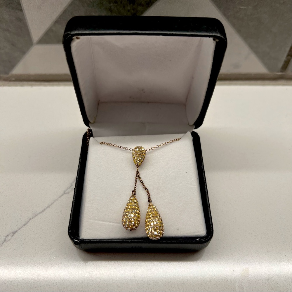 Gold Swarovski Impressions Necklace